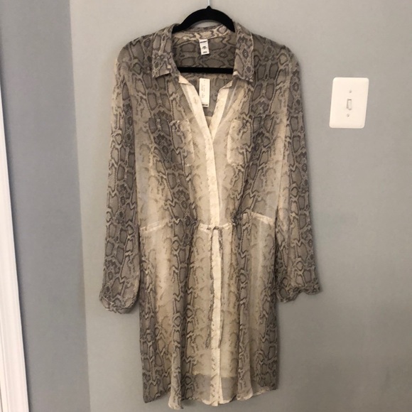 Snakeskin Old Navy Dress NWT Size L - Picture 2 of 6